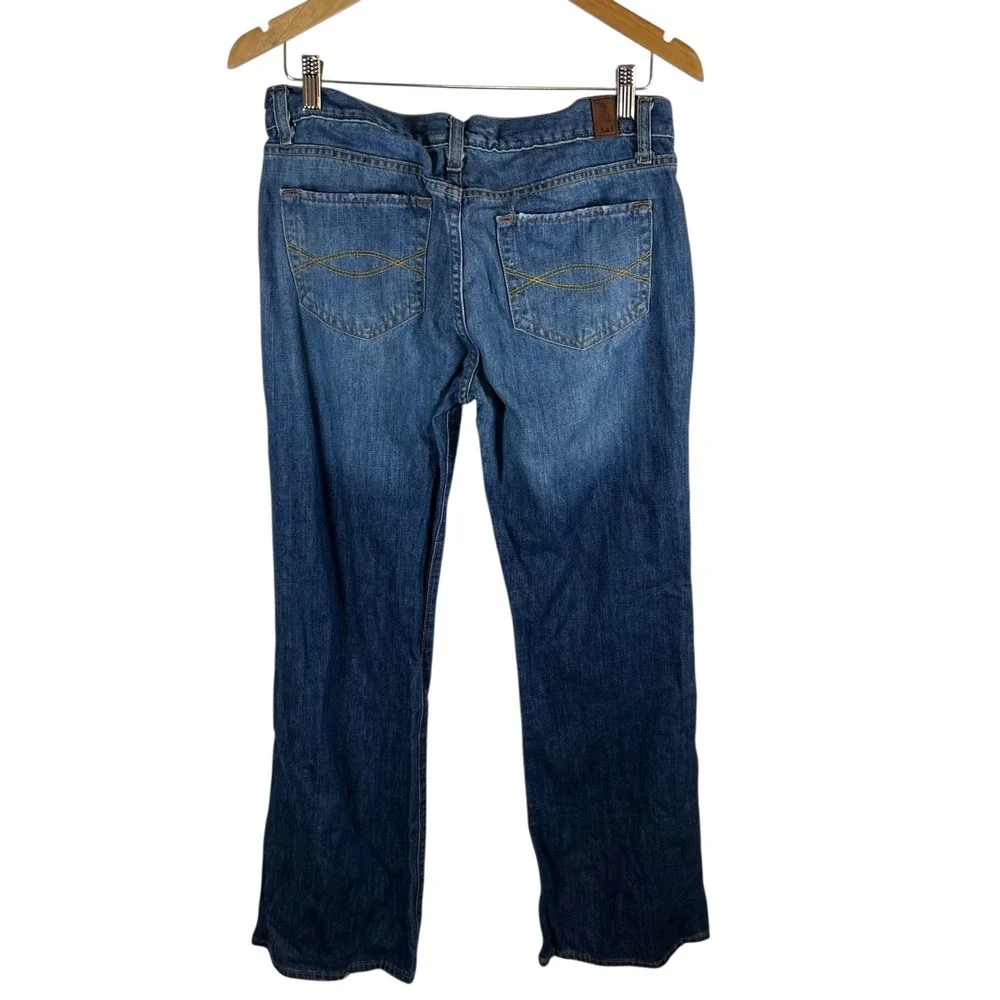 Abercrombie &‎ Fitch Womens Bootcut Jeans Size 8S Medium Wash Blue Denim Cotton